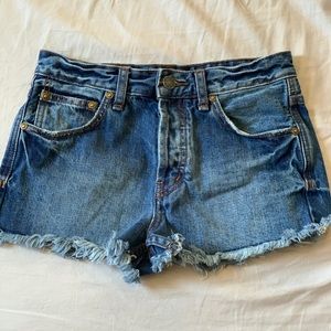 Free People W 24 Jean Shorts